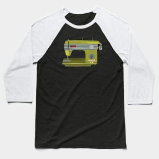 Green Sewing Machine Baseball T-Shirt